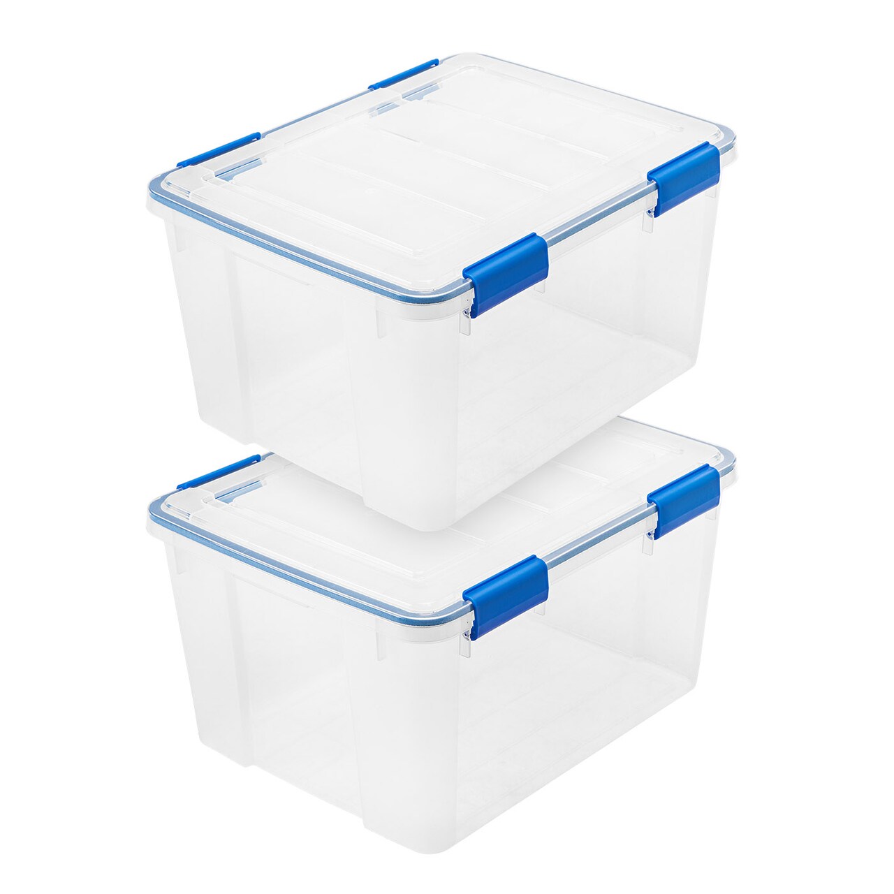 IRIS USA WEATHERPRO Plastic Storage Box with Durable Lid and Seal and Secure Latching Buckles